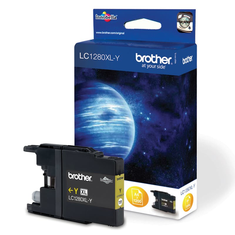 BROTHER LC1280XLY gelb (1200 Seiten) Tinte