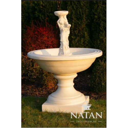 Zierbrunnen Springbrunnen Dekoration Skulptur Brunnen Garten Fontaine Teich Neu