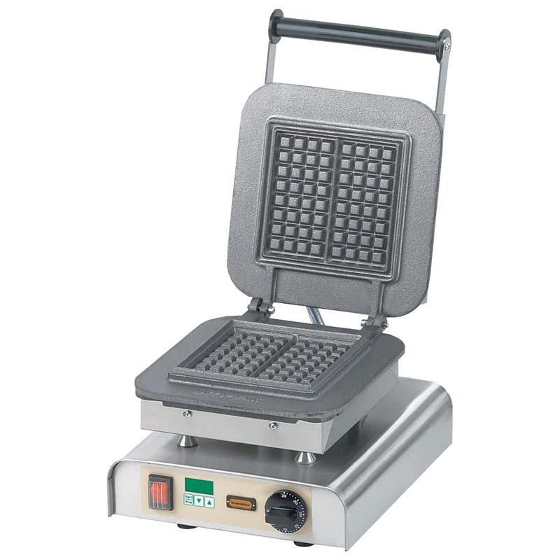 Waffeleisen Kantwaffeln 2 / 4 Stk. à 15,3 x 8 x 1,9 cm - Gusseisen - 2200 W / 4400 W, Profi Waffeleisen