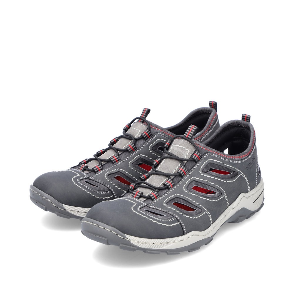Rieker 08065-46 - Rieker Slipper Grau