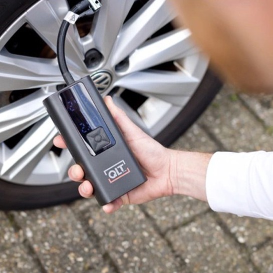 QLT – Tragbarer Luftkompressor mit Powerbank-Funktion