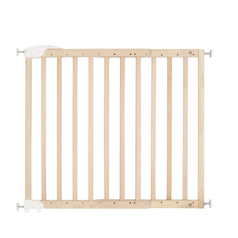 Badabulle Türschutzgitter Deco Pop Wood – Verstellbares Holz-Schutzgitter - Gut