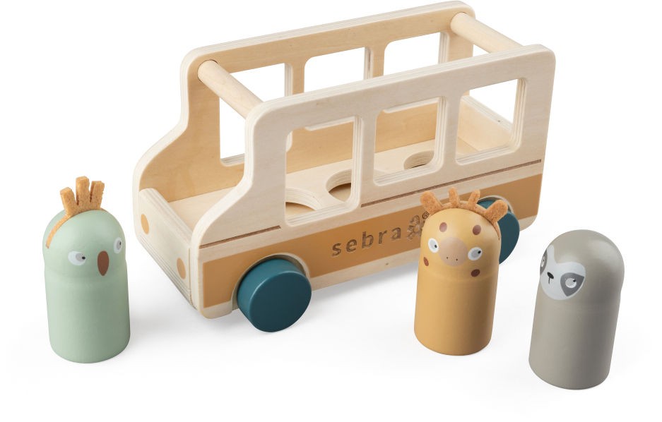 Sebra Bus aus Holz, Wildlife