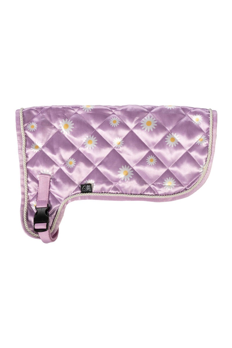 HKM Decke Print HOBBY HORSING violett Gänseblümchen