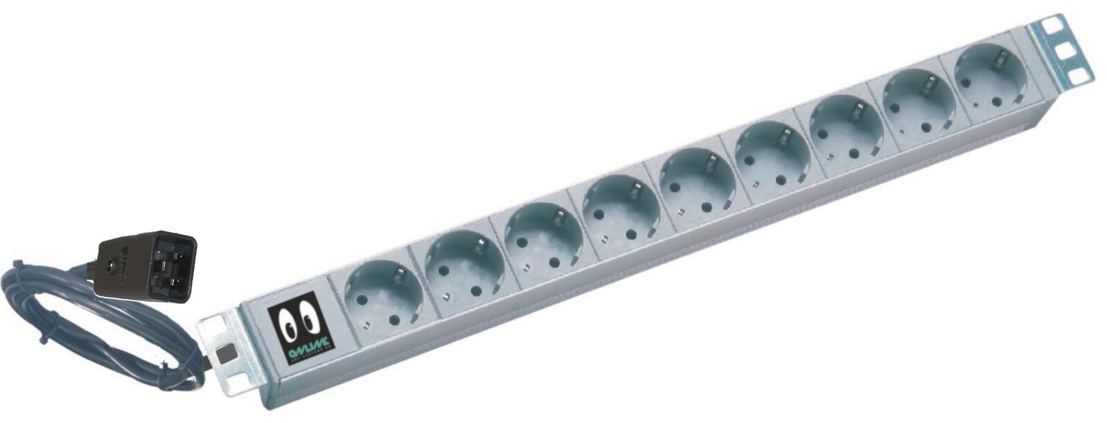 Online USV - 19“ USV-Steckdosenleiste, 16A, 9-fach