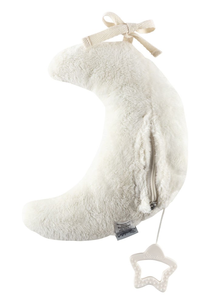 Sterntaler Spieluhr mittel Mond Waffel - ecru