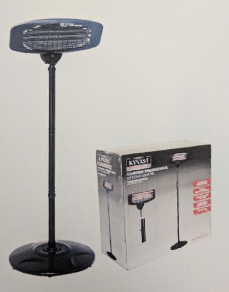 Stand Heizstrahler elektr. Teleskop Indoor / Outdoor 120 - 210 cm