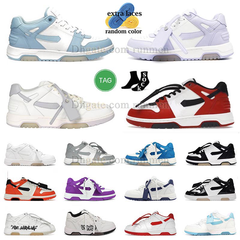 2023 Out Ofs Office Sneaker Mens Womes Shoes Low Tops Designer Casual Shoes Vintage Distressed Leather For Walking Dhgate Loafers Platform Offs W