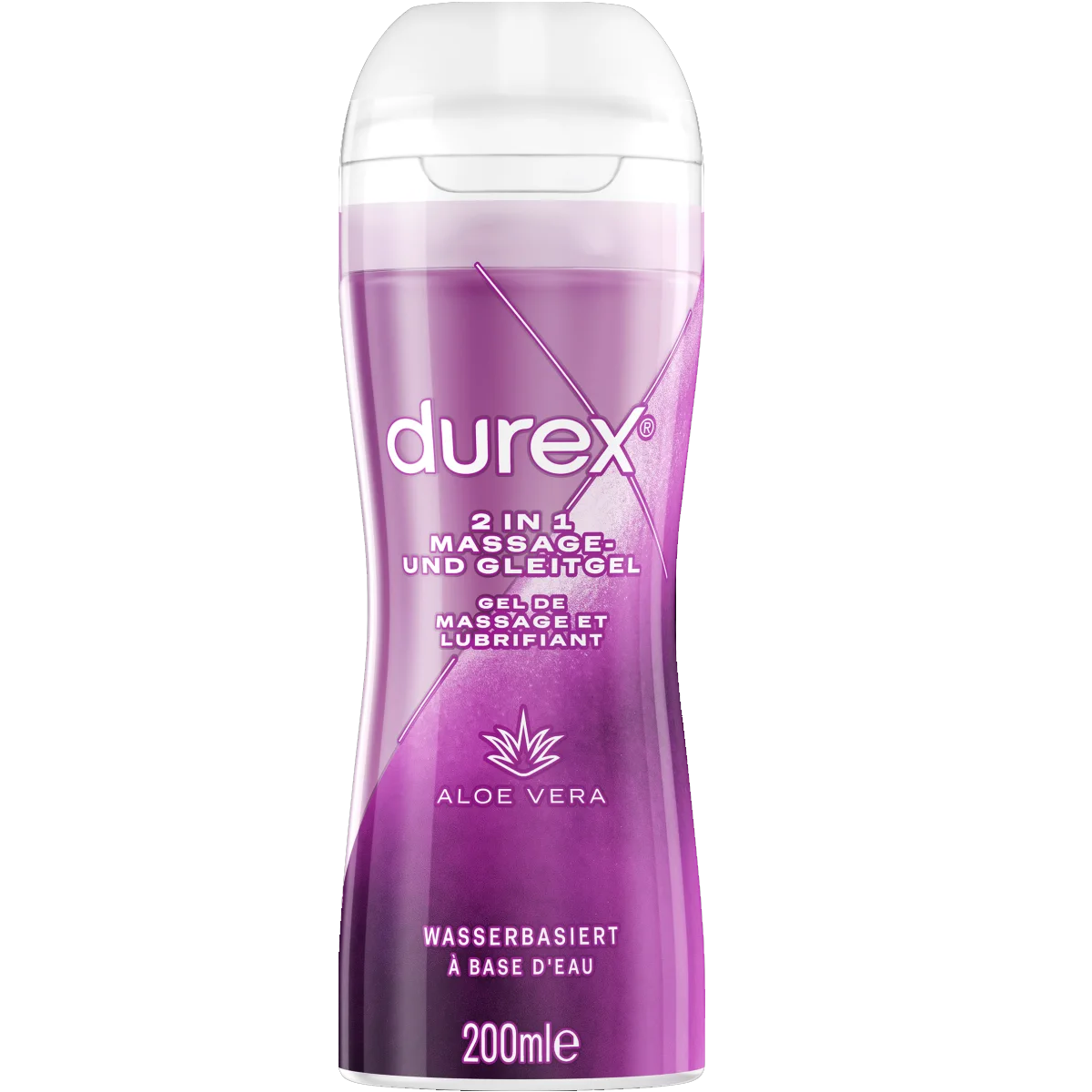 Durex «Play 2in1 Aloe Vera» 200ml pflegendes Massage &amp; Gleitgel zur Anwendung am ganzen Körper