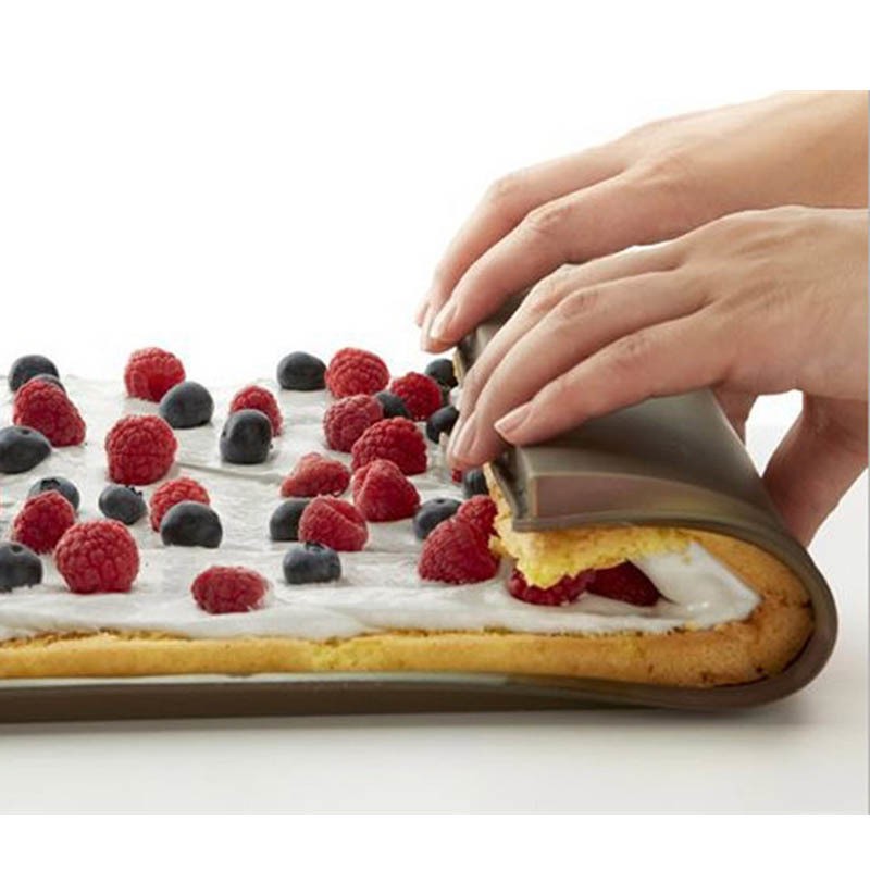 Pastry Tools Switzerland Roll Mats Silicone 1 PC Cake Pad Baking Rug Mat Cake Rolls Molds Kitchen Accessories Nonstick