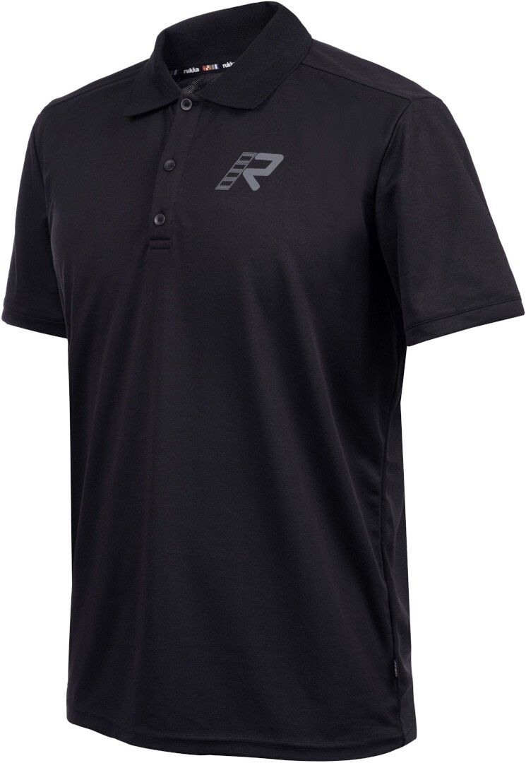 Rukka R-Team Poloshirt, sort, størrelse XL til mand