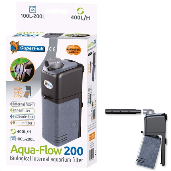 Superfish Aqua-Flow 200 Aquariuminnenfilter 200-400 l/h
