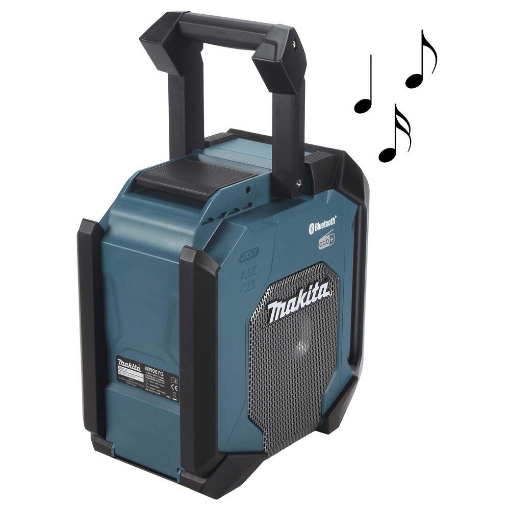 Makita MR007GZ Baustellenradio blau, schwarz