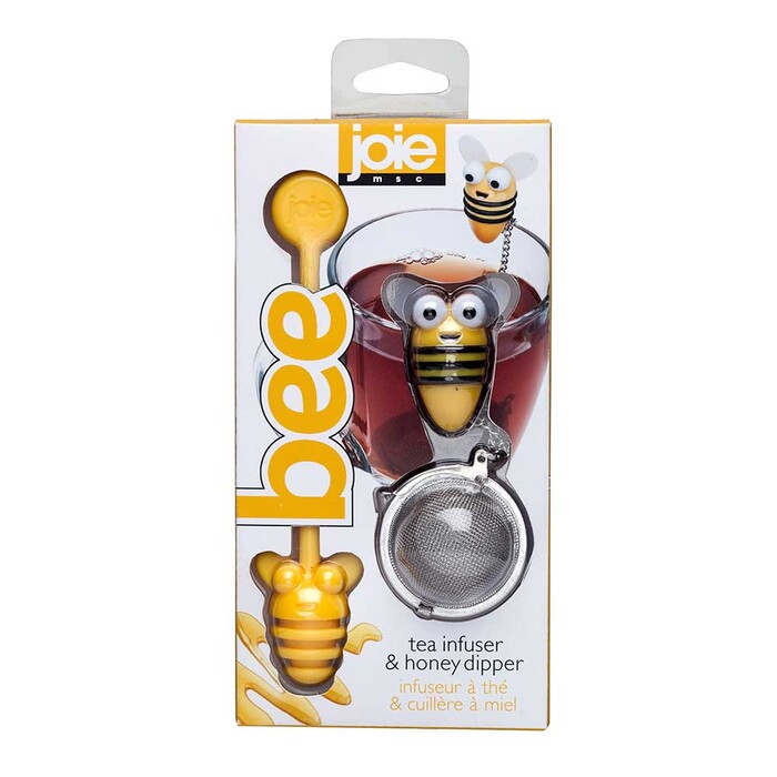 JOIE Tee-Ei & Honiglöffel Bee