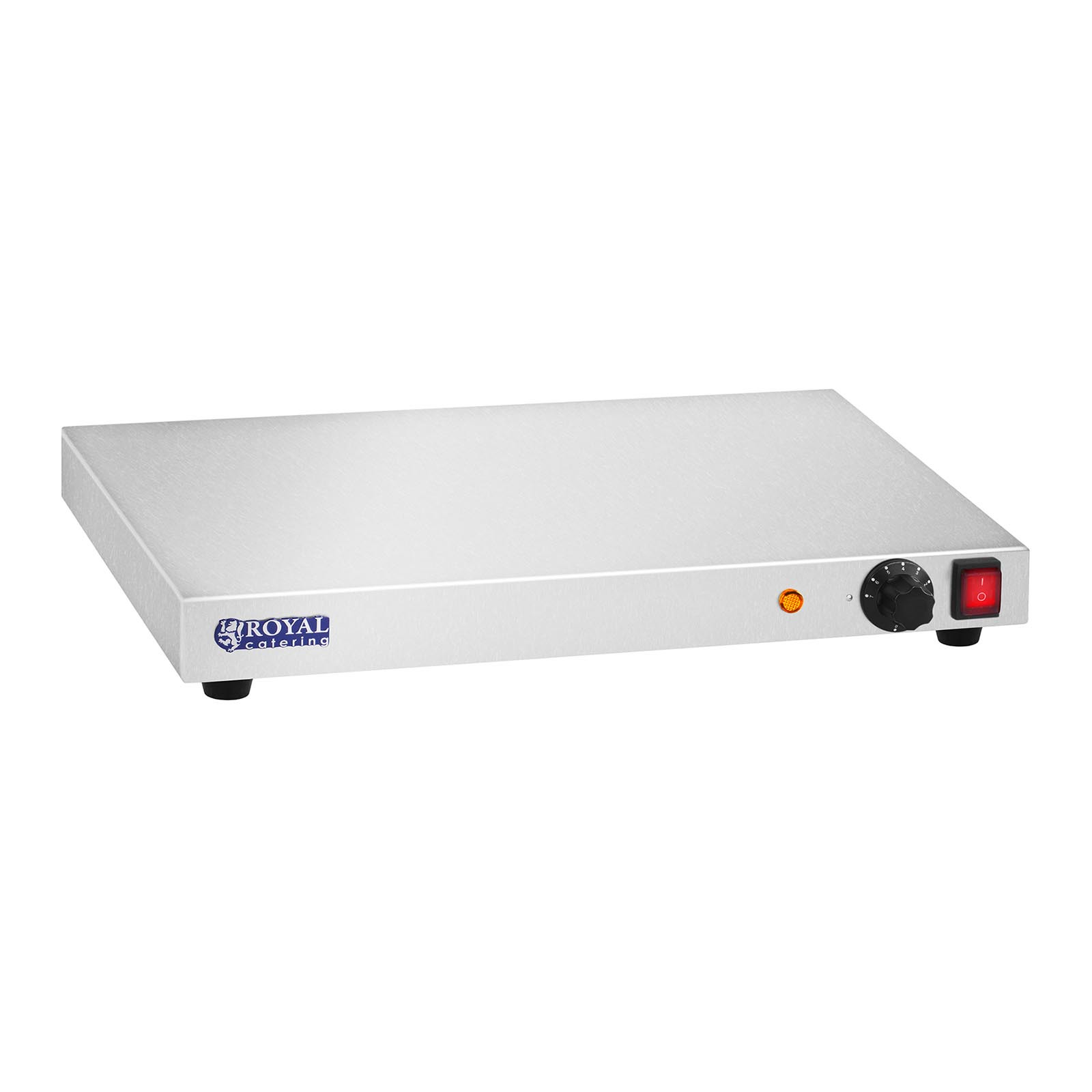 Royal Catering Warmhalteplatte - 250 W - Edelstahl - 50 cm