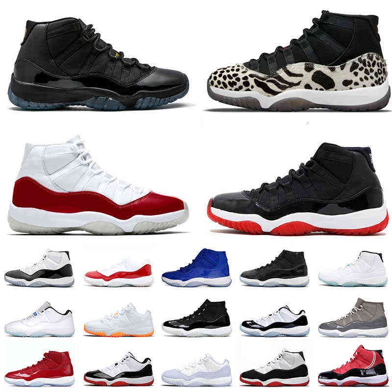 Jumpman 11 11s Mens Womens Designer Basketball Shoes Cool Grey High Animal Instinct Concord Cherry Citrus Low Legend Blue