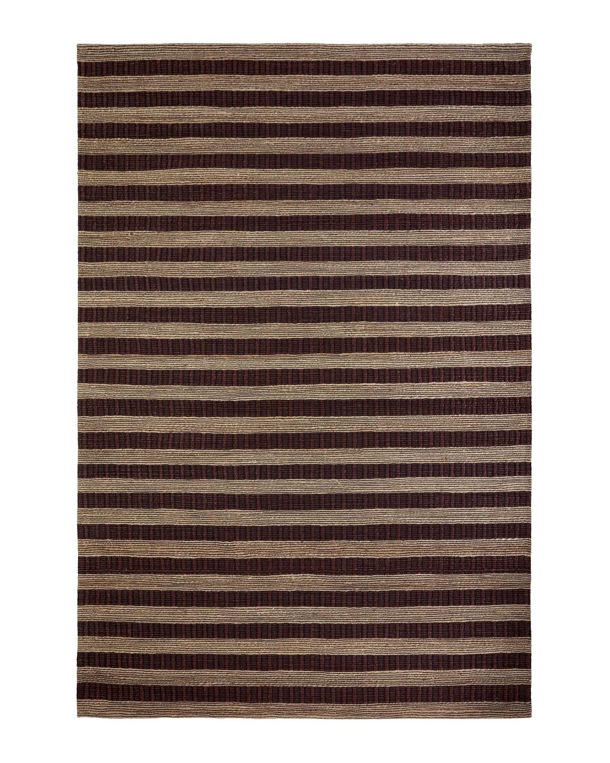 House Doctor Teppich Block Braun Natur 200x300cm