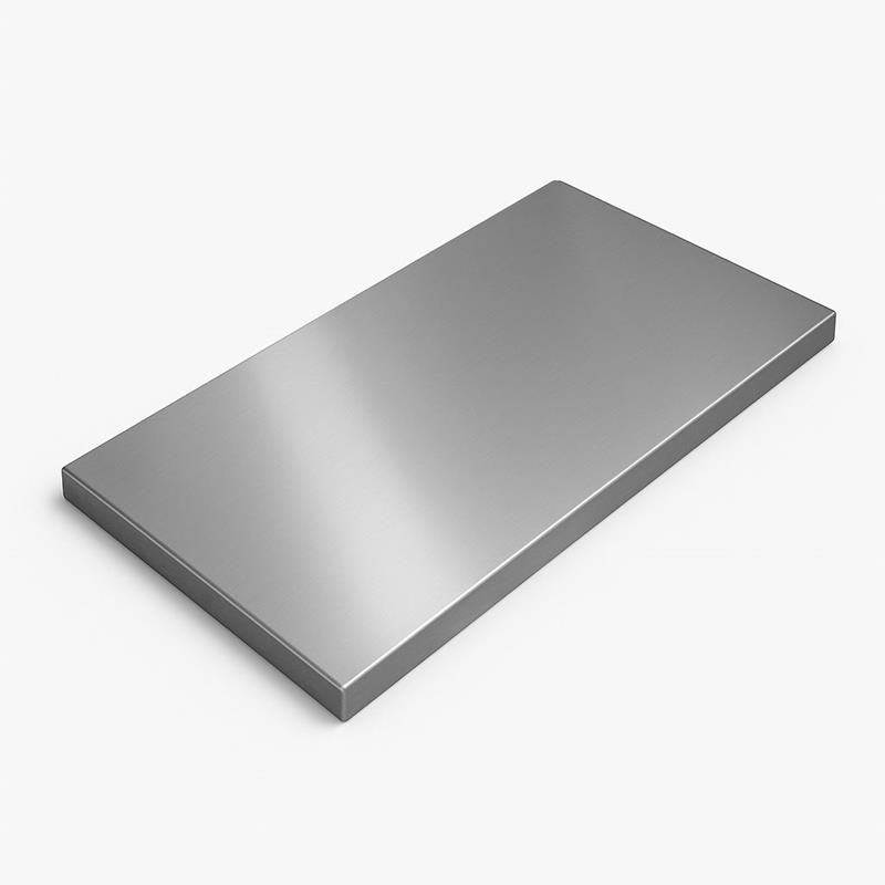 Arbeitsplatte Edelstahl T 800 x H 40 mm – robust, abgekantet, mit Traversen, Längen 500–2000 mm