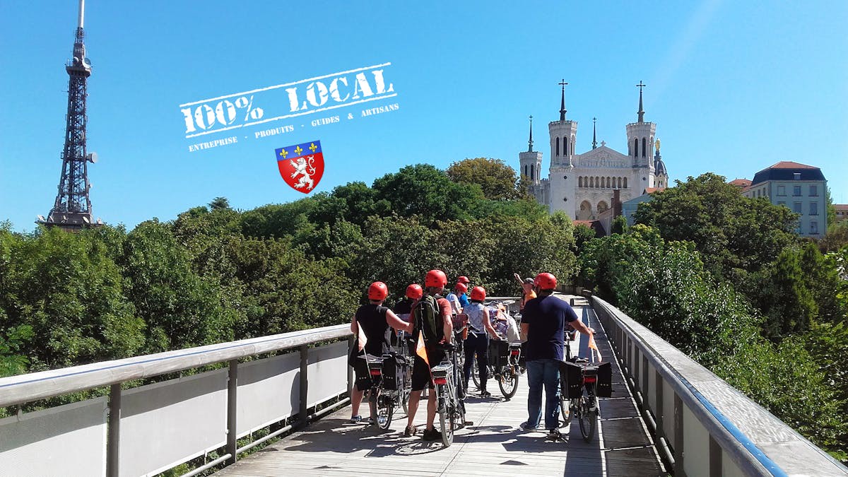 4-stündige E-Bike-Tour in Lyon mit Verkostung von Speisen