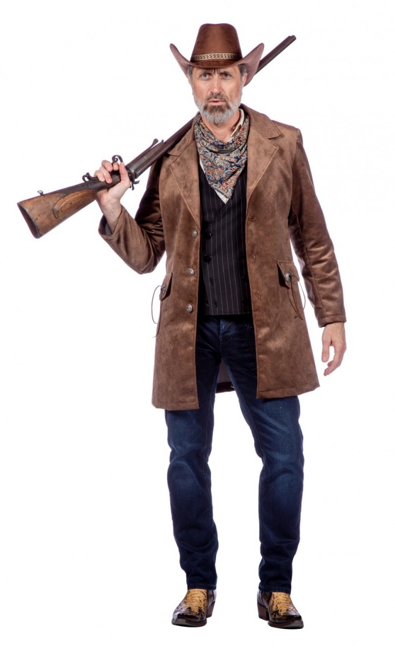 Sheriff Herren Kurzmantel Western Style