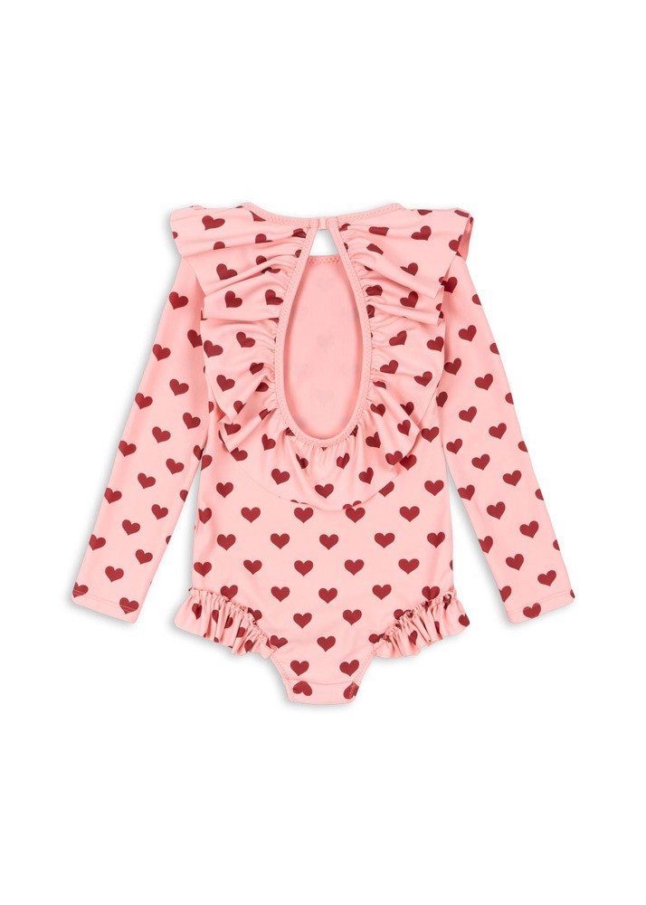 Konges Sløjd Manuca Badeanzug - Amour Pink - Gr. 18 Monate