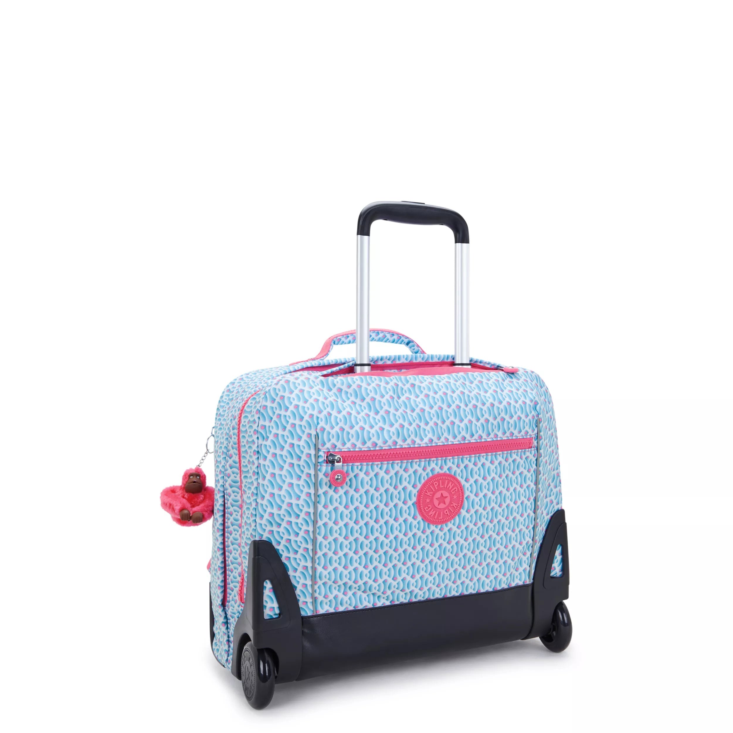 Kipling Zaino Grande Con Ruote E Scomparto Per Laptop Dreamy Geo Combo 100% Recycled Polyester