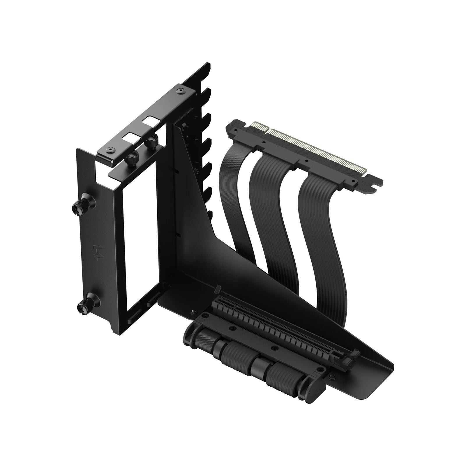 Fractal Design Flex 2 PCIe 4.0 x16 Black, Halterung + Verlängerungskabel (schwarz, 19,5cm)