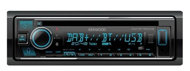 KENWOOD KDC-BT760DAB Autoradio Anschlüsse: AUX in