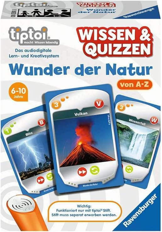 Ravensburger tiptoi 00038 - Wissen und Quizzen: Wunder der Natur