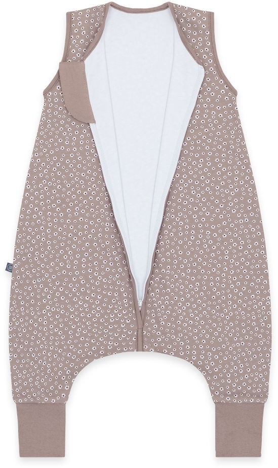 Emma & Noah Schlafsack mit Füßen 1.0 TOG, Blume Berry 90cm