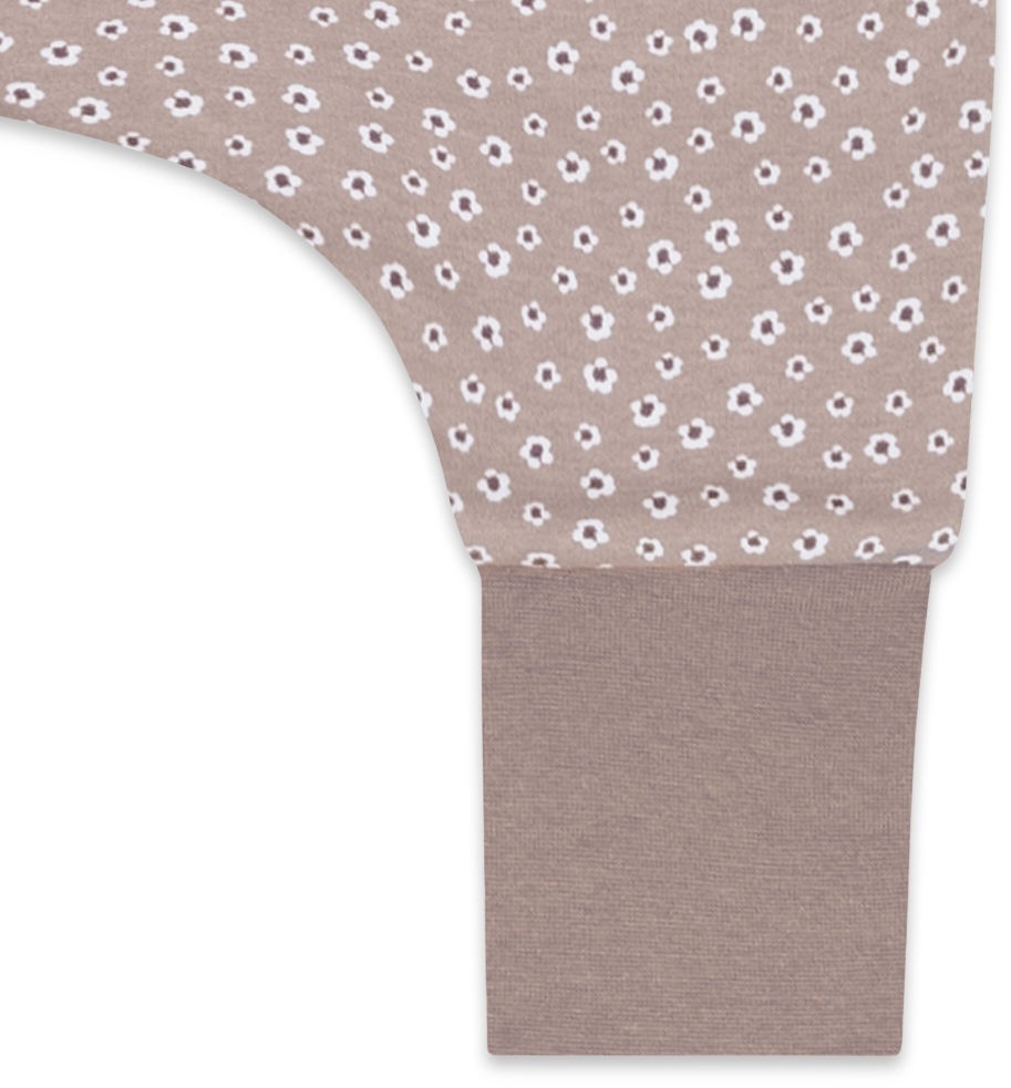 Emma & Noah Schlafsack mit Füßen 1.0 TOG, Blume Berry 90cm