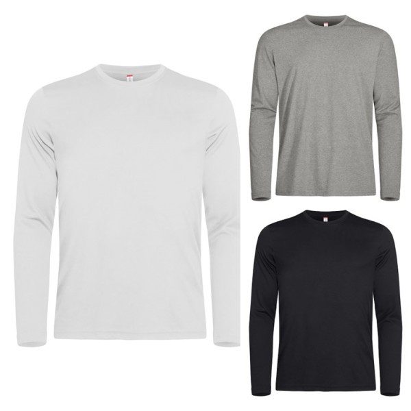 Clique Langarmshirt Basic Active-T LS Herren
