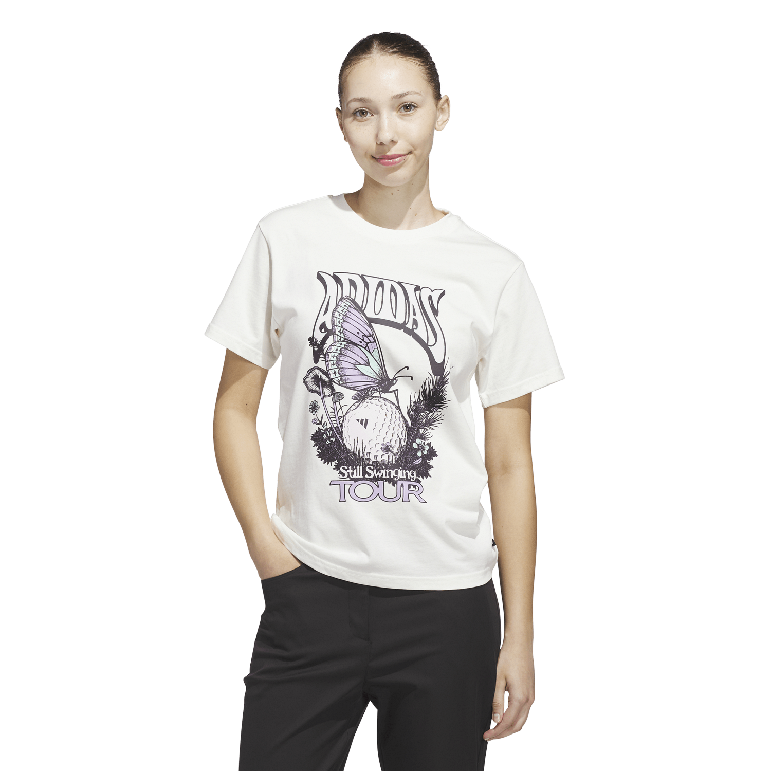 Adidas T-Shirt Tour Graphic, creme