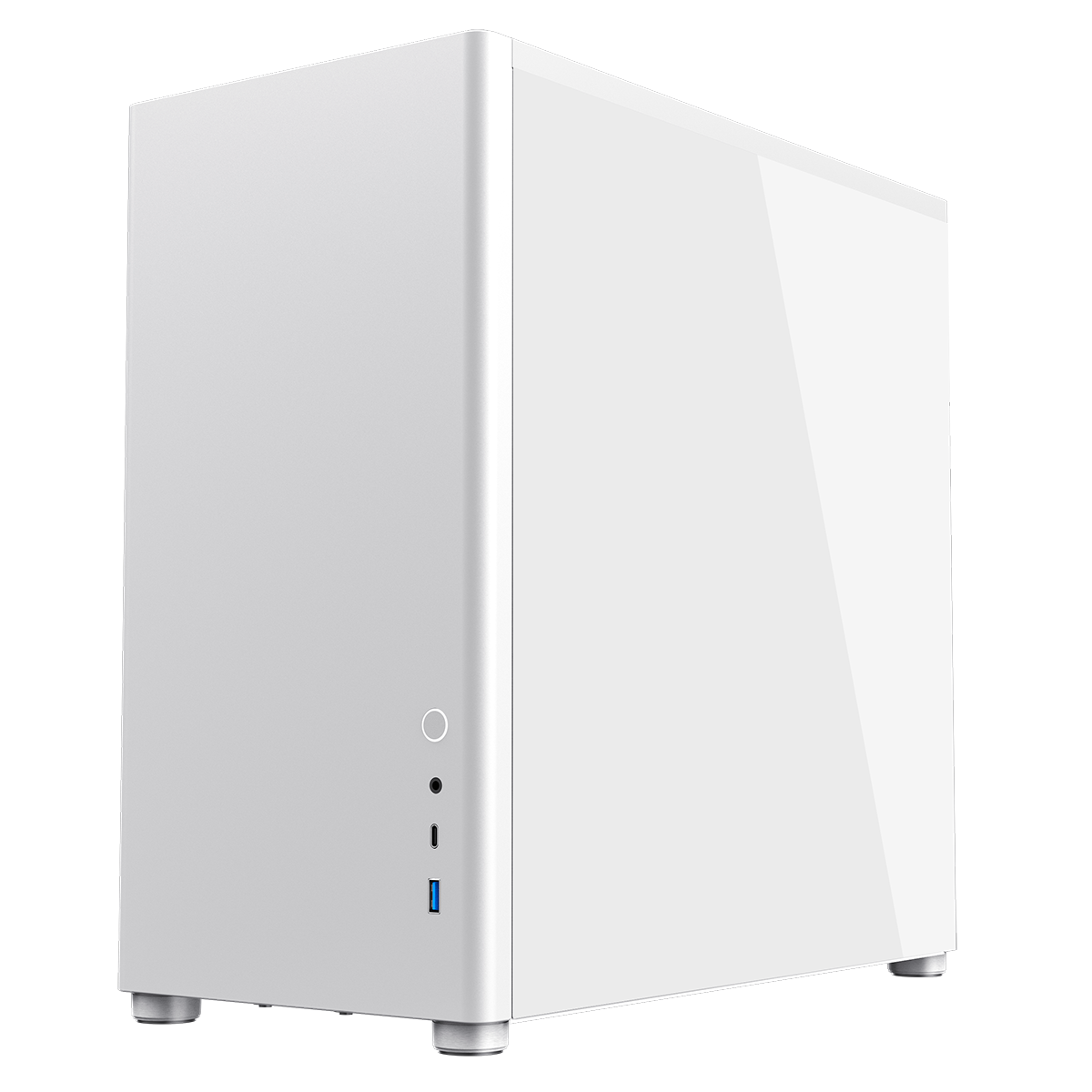 GameMax Spark Pro White Tempered Glass ATX Modular Gaming PC Case