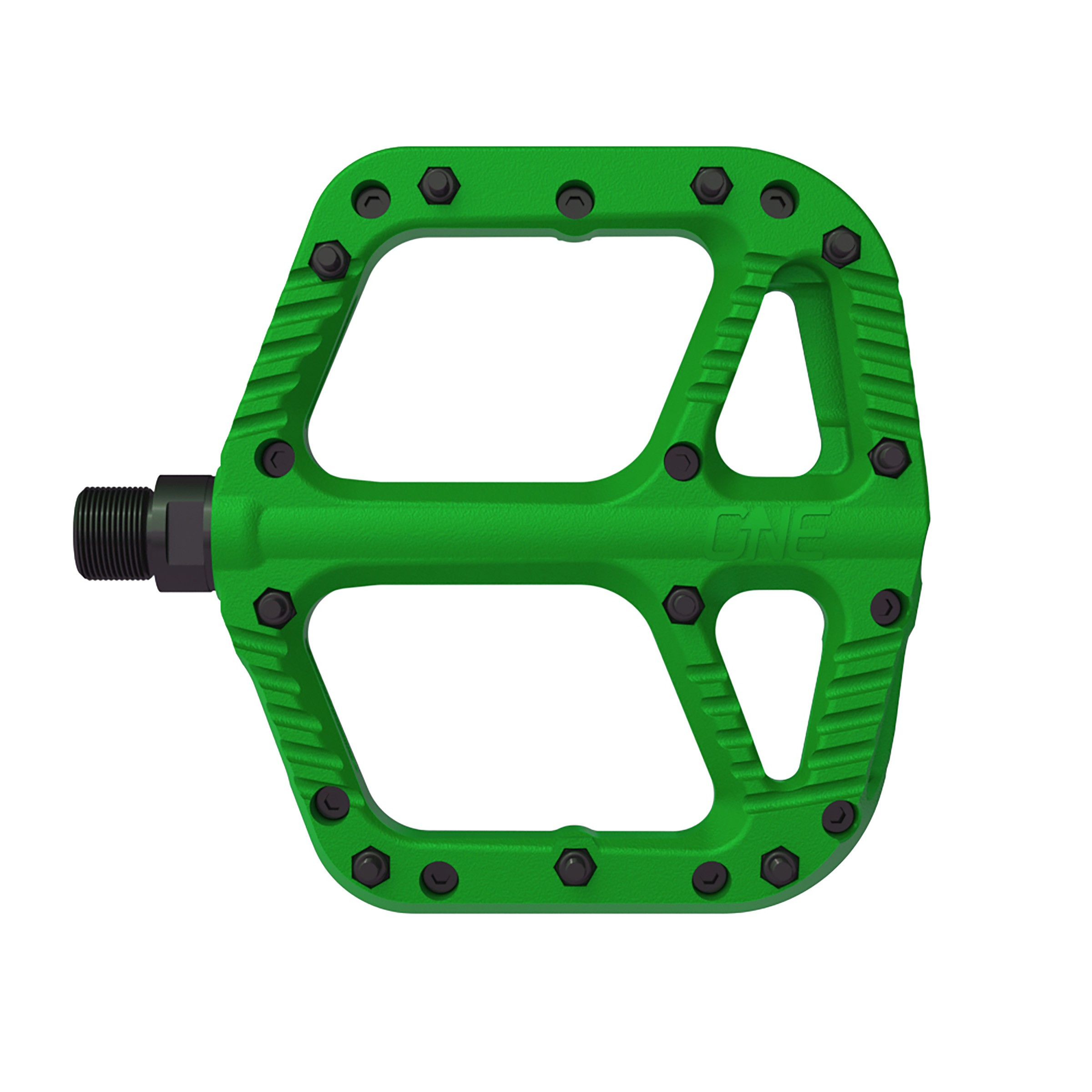 OneUp Components Flat Pedale Comp - grün