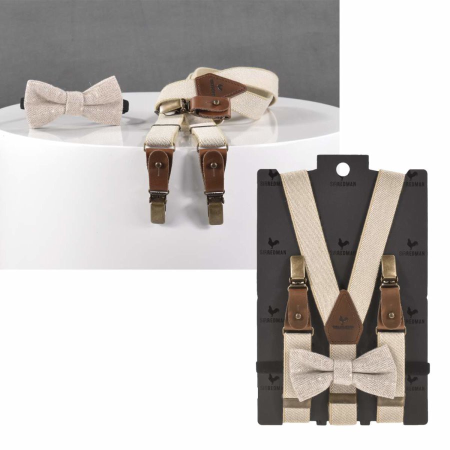 Hosenträger Kinder Set mit Fliege Jungen 