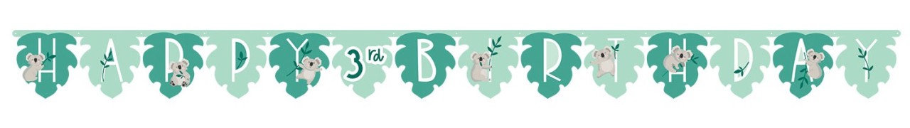 Süße Koala Girlande 3,2m