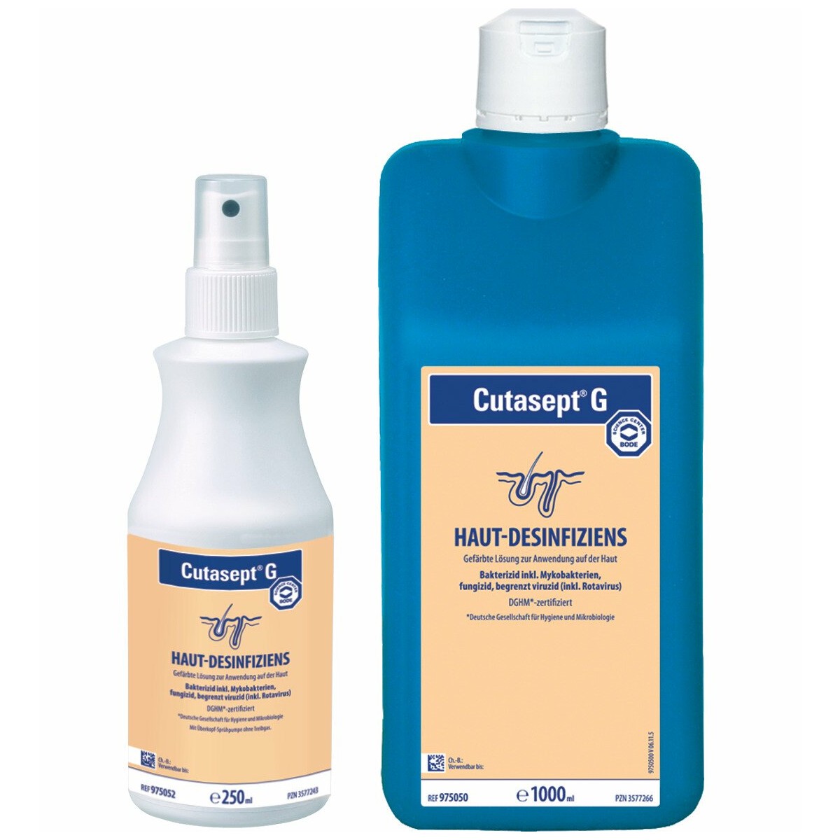 Bode Cutasept G Haut Desinfektionsmittel gefärbt 250ml