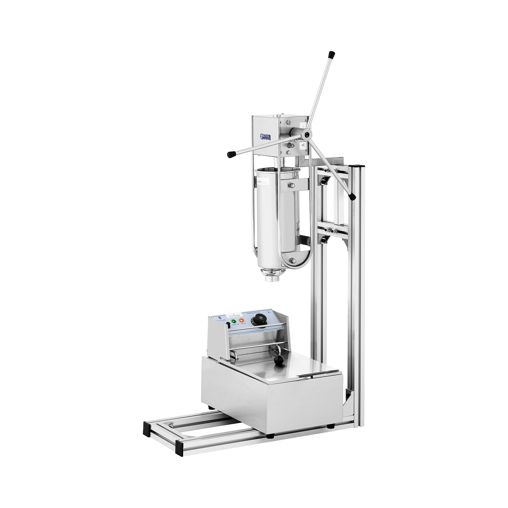 Churro-Maschine - 5 l - 2500 W - Edelstahl - Royal Catering