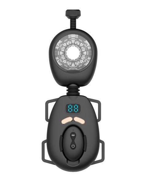 Masturbator mit Schwingfunktion – Schwarz