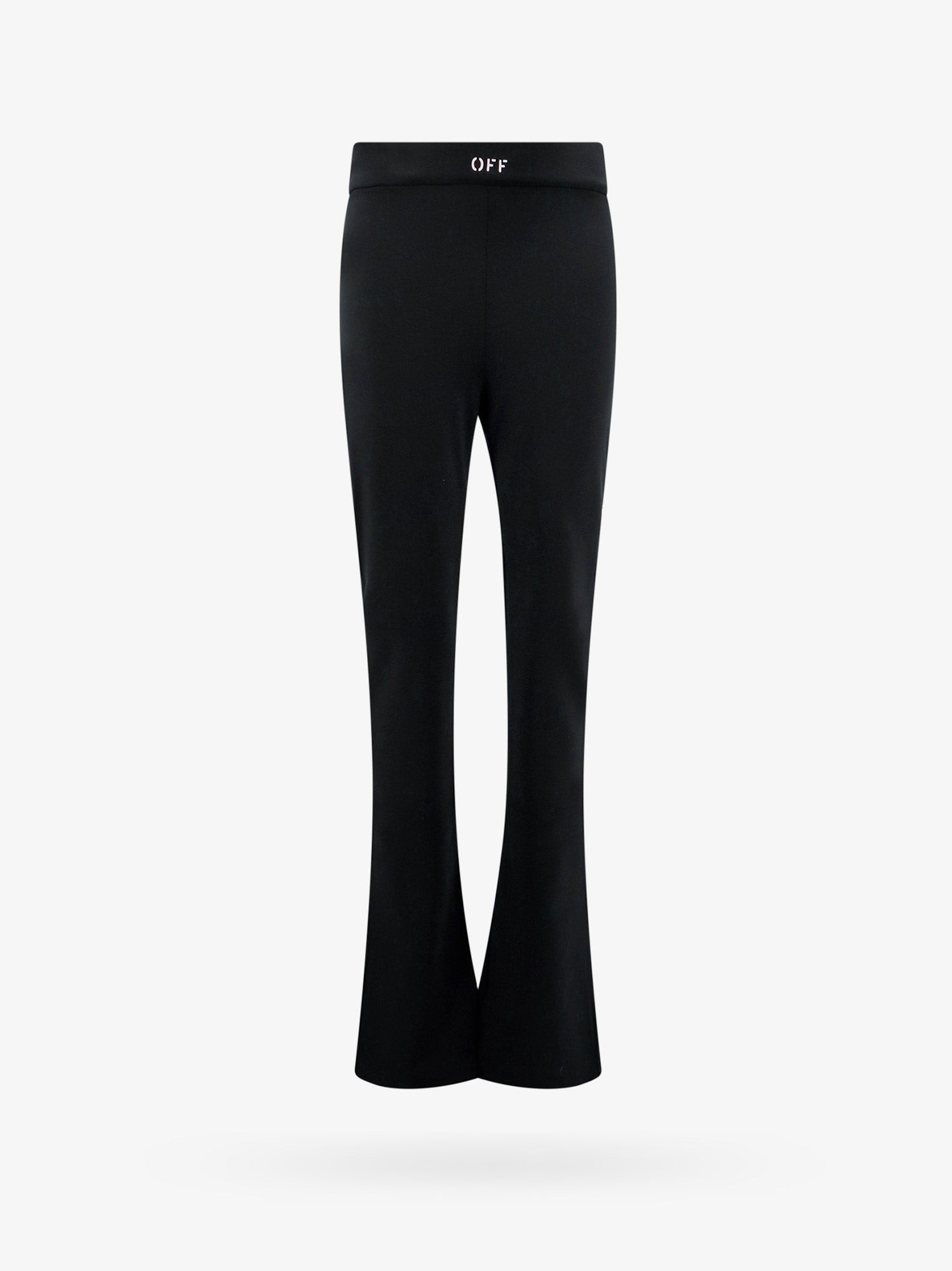 Off White Nylon Leggings