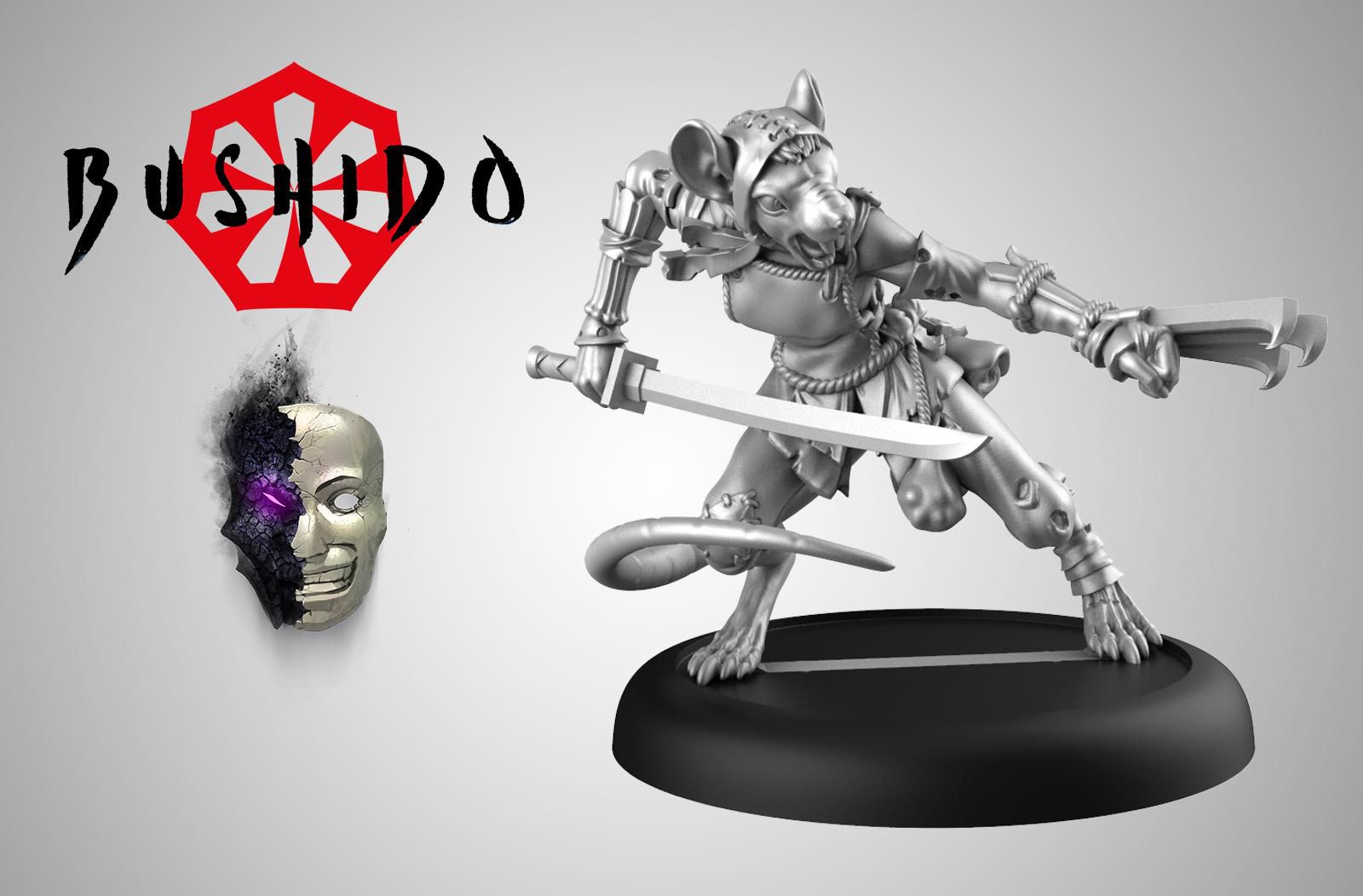 GCT Studio Bushido Kozo Tabletop Spiel Risen Sun Cult of Yurei 