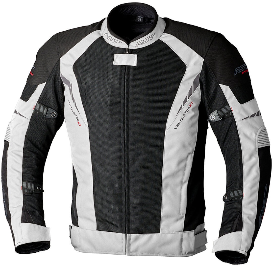 RST Ventilator XT Motorcycle Textile Jacket, black-grey, Size 3XL for Men