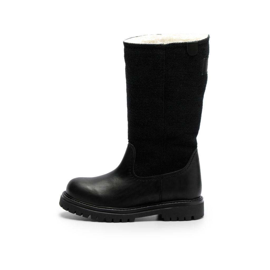 Mia Hemp Boot - Gefütterter Winterstiefel Black 41
