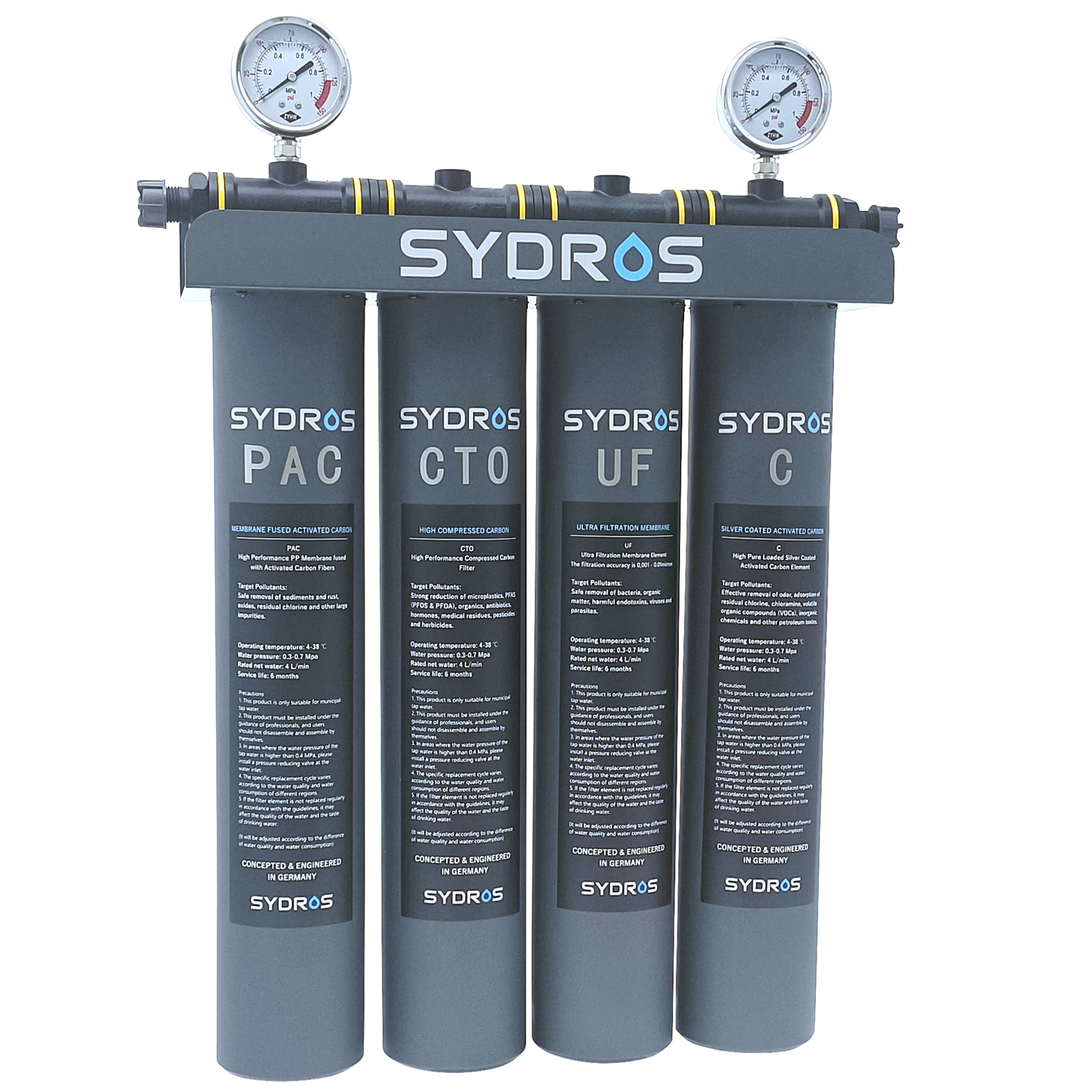 Sydros Wasserfilter Magnus 4-Stufen-all in one-Filter für Gastro