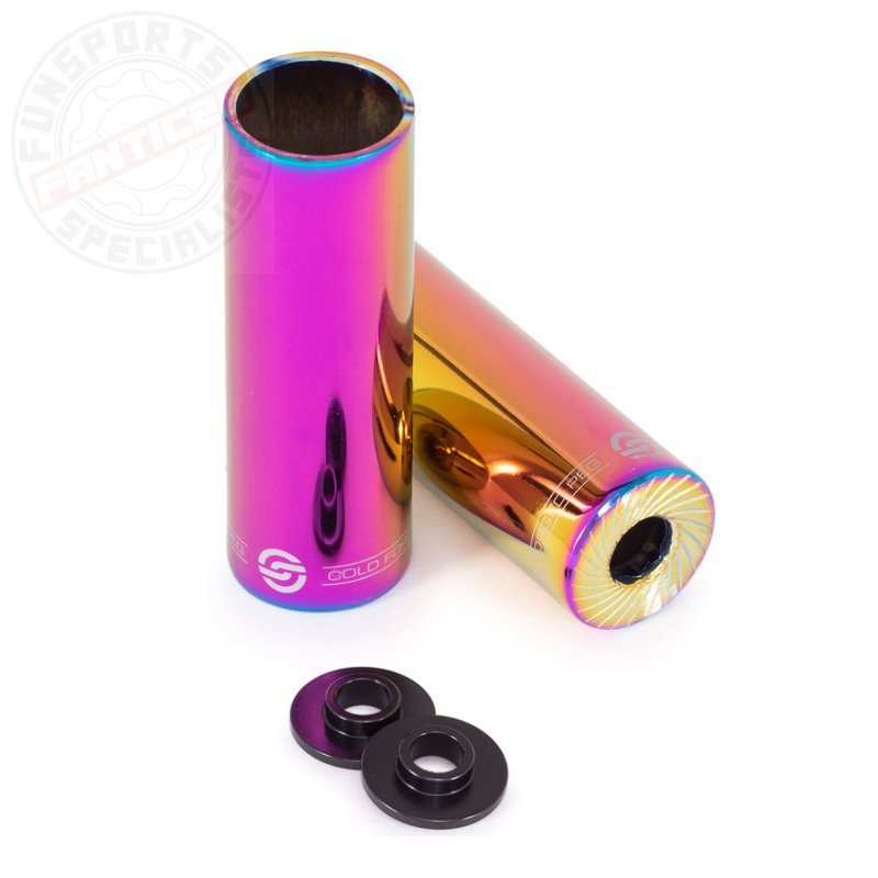 Salt BMX Pegs 14mm incl. 10mm Adapter oilslick