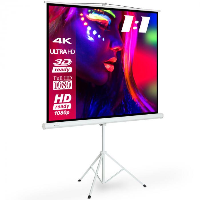 ESmart Economy EXS Stativ Leinwand 180 x 180 cm (100