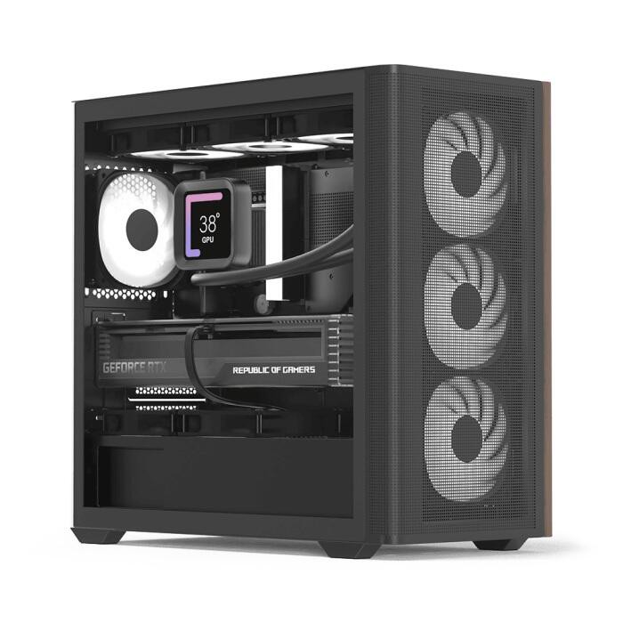 AeroCool PC Gehäuse D301A Mini-Tower Schwarz