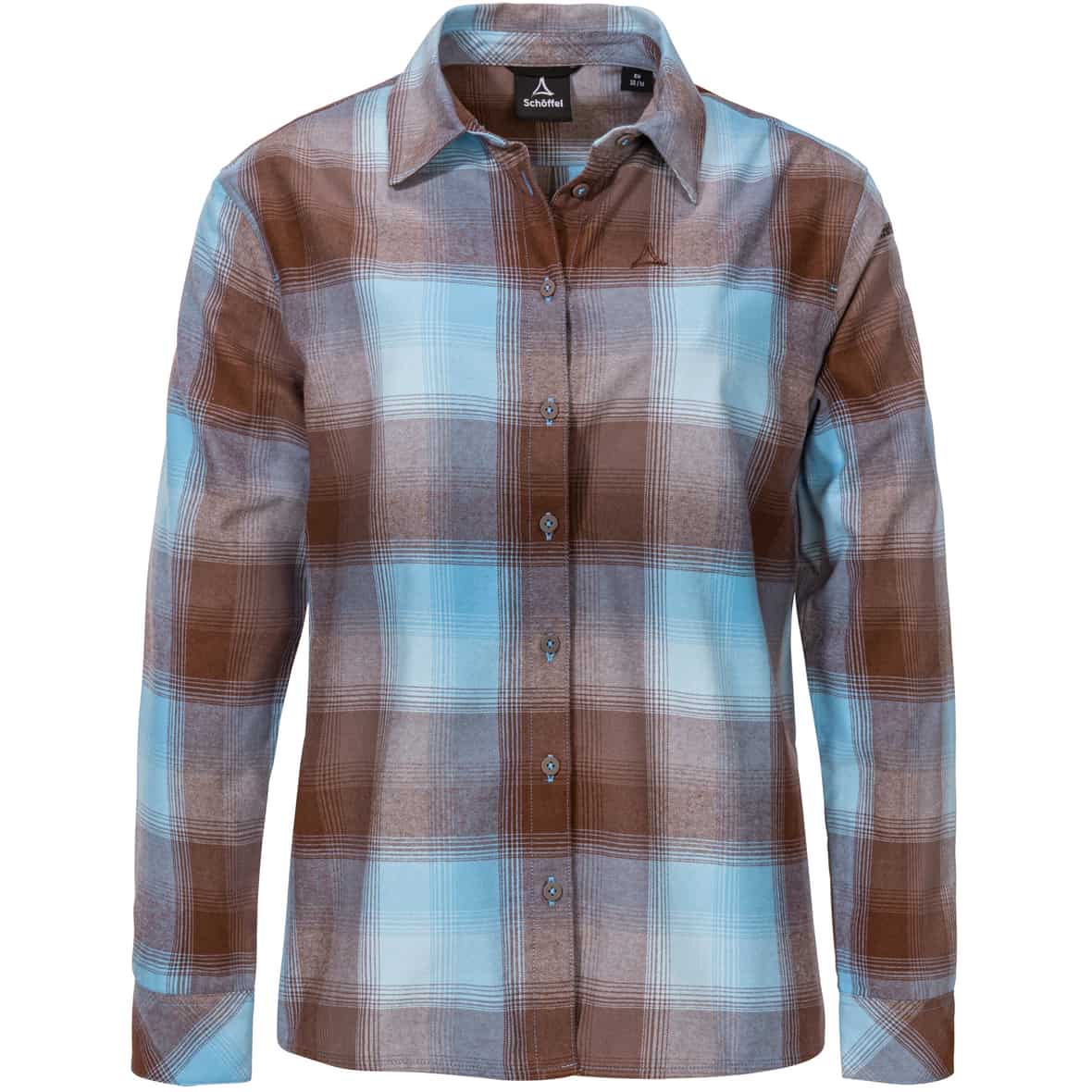 Schöffel Style Limedes Damen Bluse (Hellblau 38 Größe) Blusen