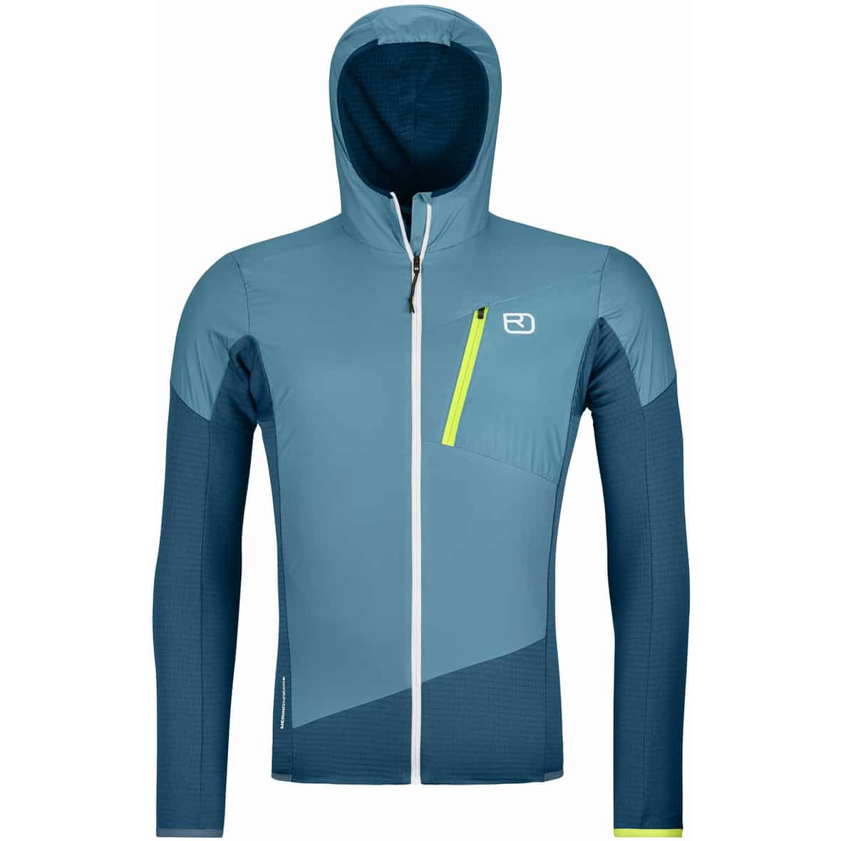 Ortovox Ladiz Hybrid Jacke M Herren Wanderjacke (Dunkelblau XXL Größe) Fleecejacken